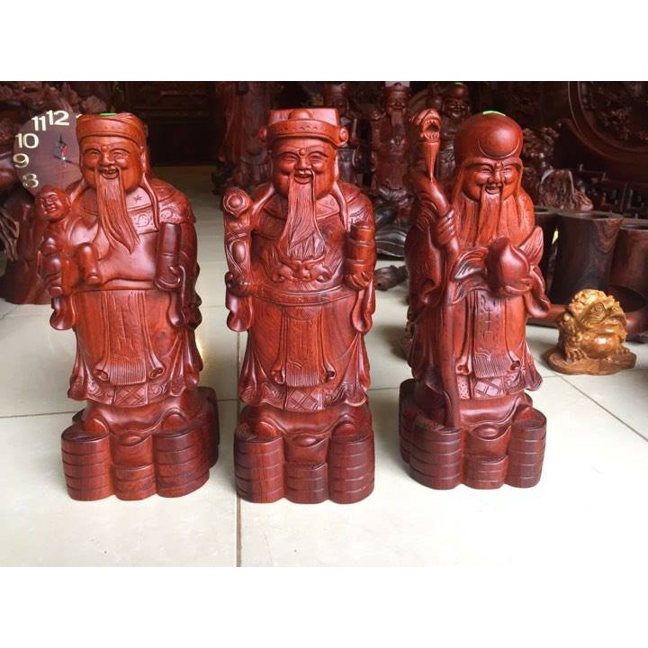 Bộ tượng Phúc Lộc Thọ cao 40 cm